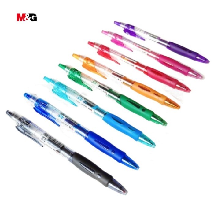 

Pulpen Gel M&G R5 AGP 8 Warna Tip 0.7 GEL AGP12371 - Satuan - Merah R5