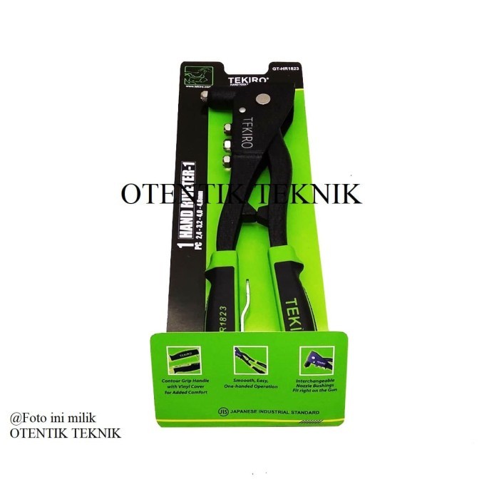 

TEKIRO GTHR1823 HITAM RIVET MANUAL - TANG PAKU RIPET HAND RIVETER ASLI