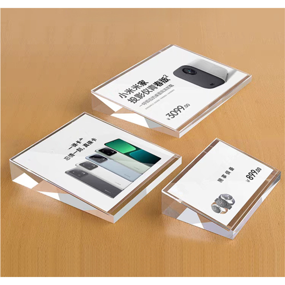 

A6 100x150mm Acrylic Price Label Tags Table Menu Paper Poster Photo Picture Frame Acrylic Sign Holder Display Stand