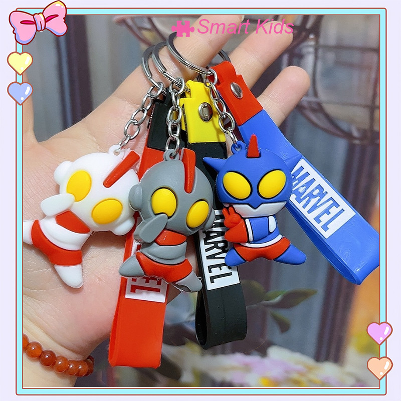 Gantungan Kunci Boneka Kolom Ultraman - Liontin Kreatif, Aksesoris Tas Indah, Liontin Kunci Mobil, H