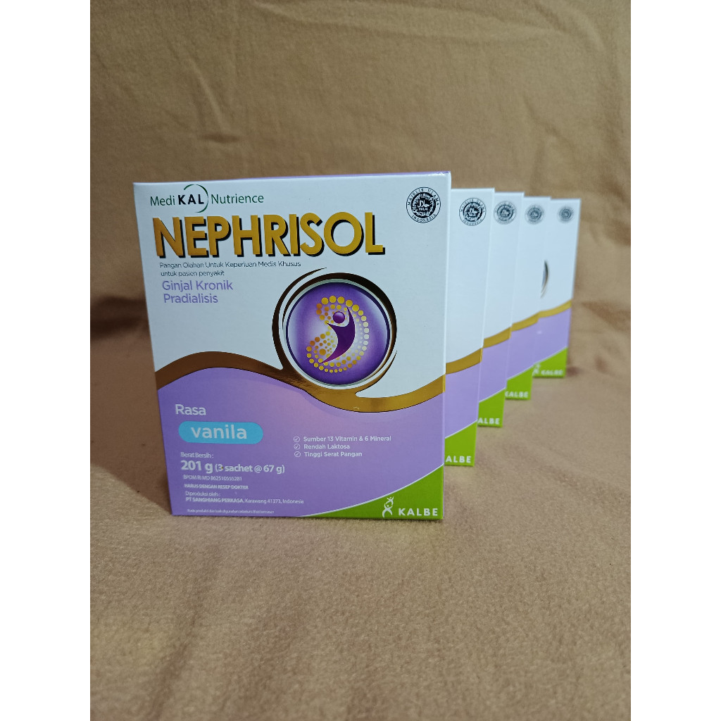 

Bundle Susu Nephrisol Vanilla Cappucino 5 Box