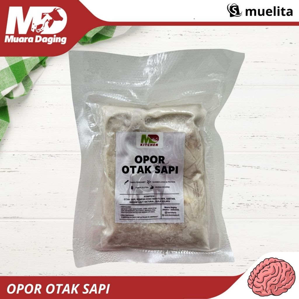 

MD KITCHEN Opor Otak Sapi 170gr - MPASI APPROVED!! BB BOOSTER & GLUTEN FREE