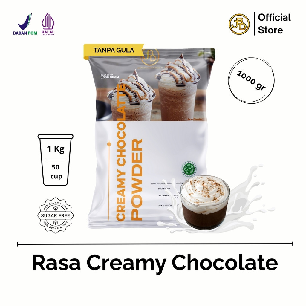 

Bubuk Minuman Premium CREAMY CHOCOLATE -Jakarta Bubble Drink | BPOM&HALAL