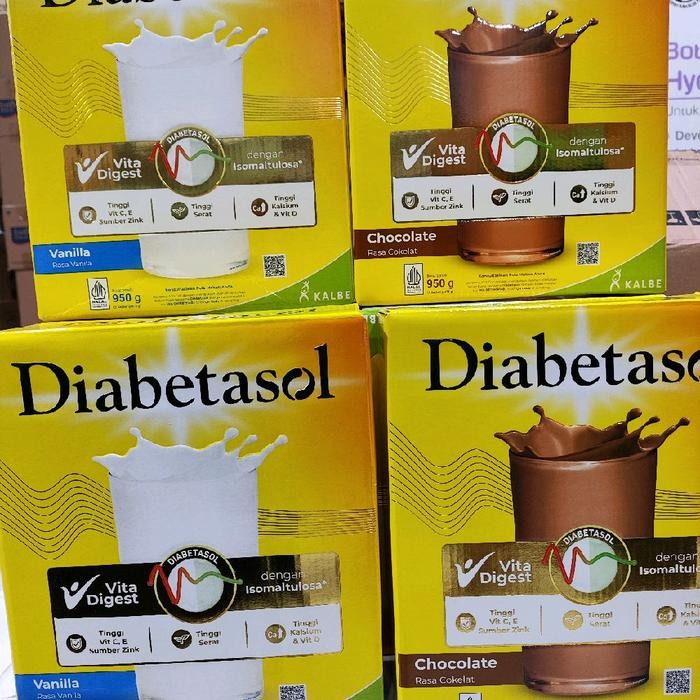 

[Best Seller] diabetasol 950 gr vanila/coklat - Coklat