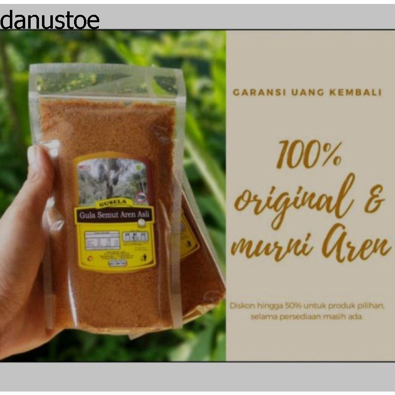 

Gusella/ gula semut aren kemasan 500gram