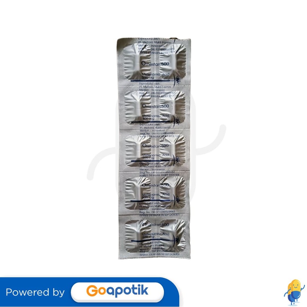 Omestan 500 Mg Strip 10 Kaplet