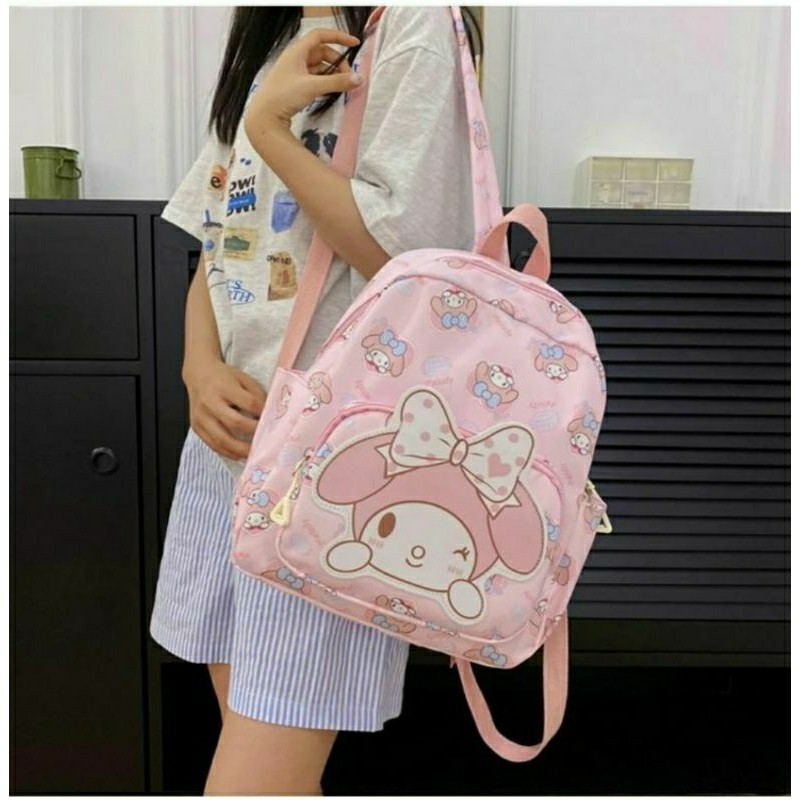 Tas Ransel Sekolah Miniso Sanrio Anak Perempuan Paud TK SD Backpack Sekolah