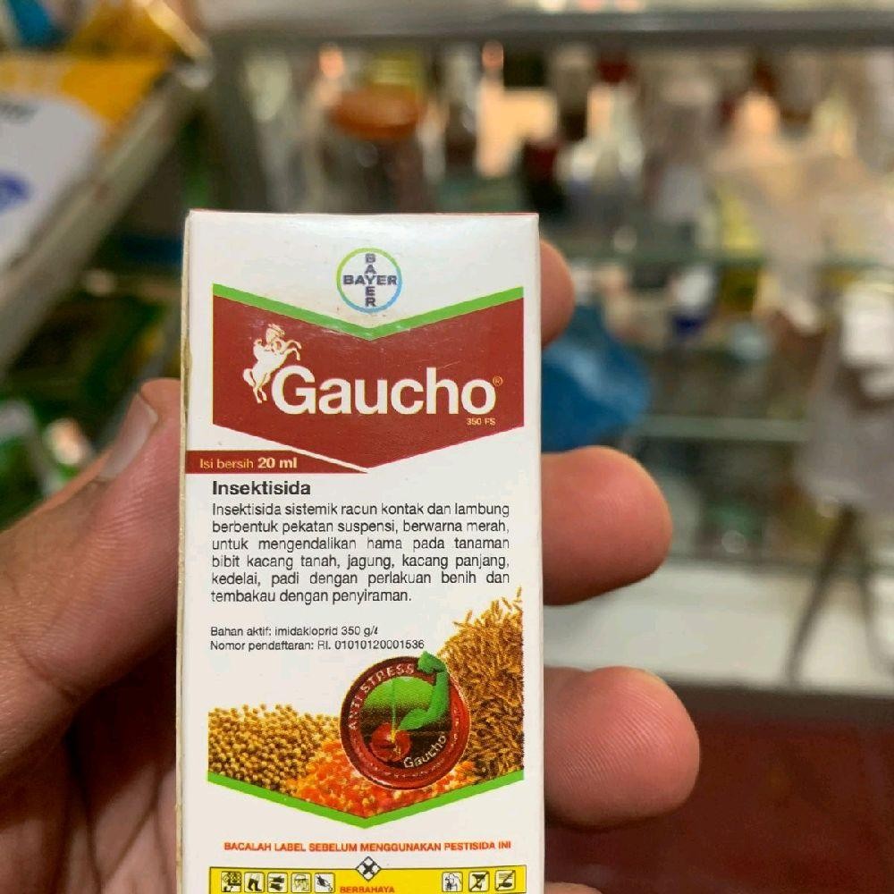 GAUCHO 350FS Mengendalikan hama pada tanaman bibit kacang tanah, jagung, kacang panjang, kedelai, pa