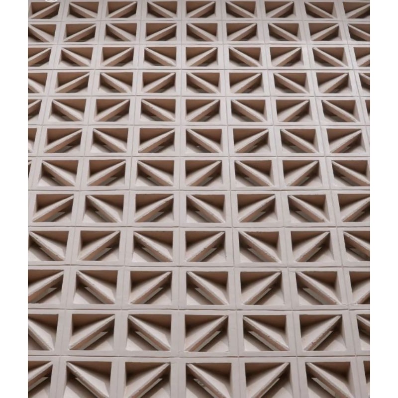 roster beton minimalis, loster beton minimalis, lubang angin, ventilasi udara, roster dua muka, rost