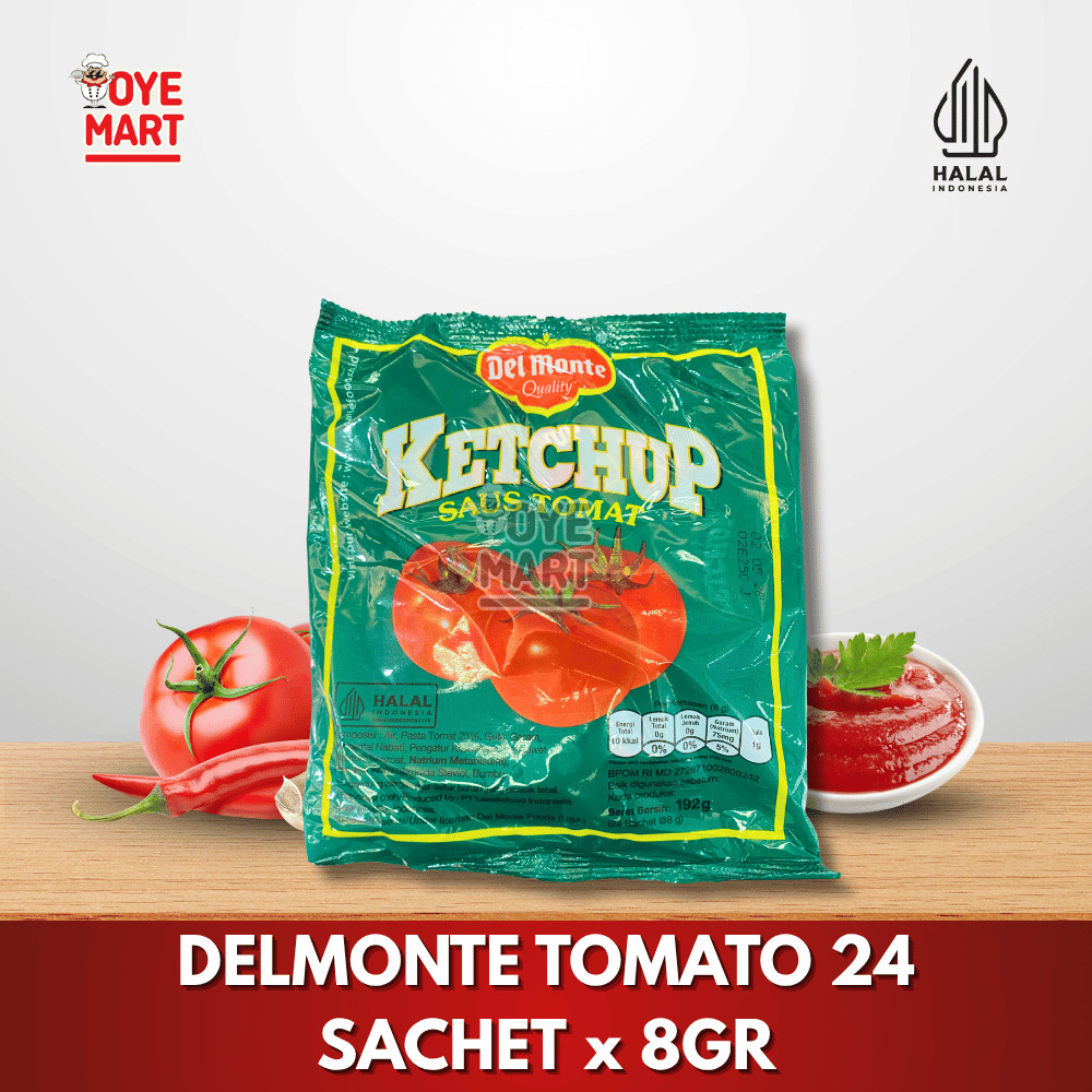 

DELMONTE TOMATO SACHET 9GRX24PCS SAUS TOMAT SACHET DEL MONTE