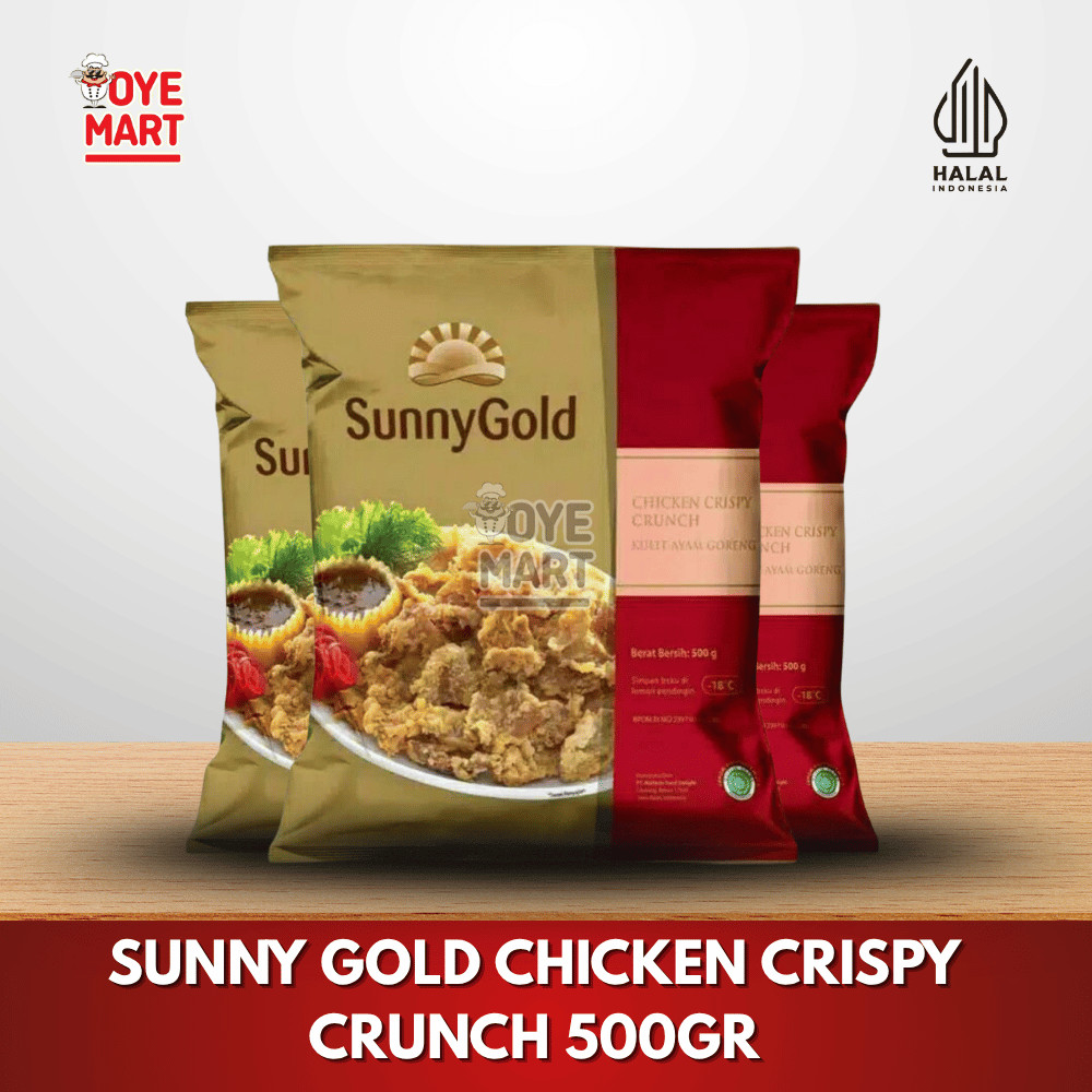 

SUNNY GOLD CHICKEN CRISPY CRUNCH 500GR/KULIT AYAM
