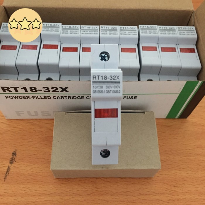 Fuse Holder 10x38 Din Rail Mounting 10 x 38 RT18-32 RT18-32X RT18 32