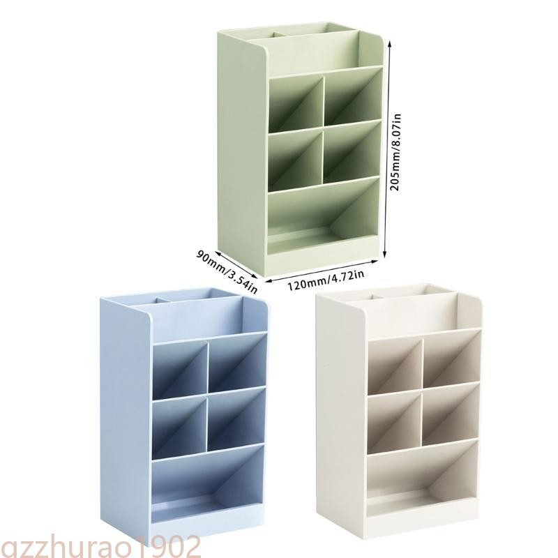 

97QB Desktop Decorations Desk Container Pen Holder Shelf Pencil Organizers for Decors