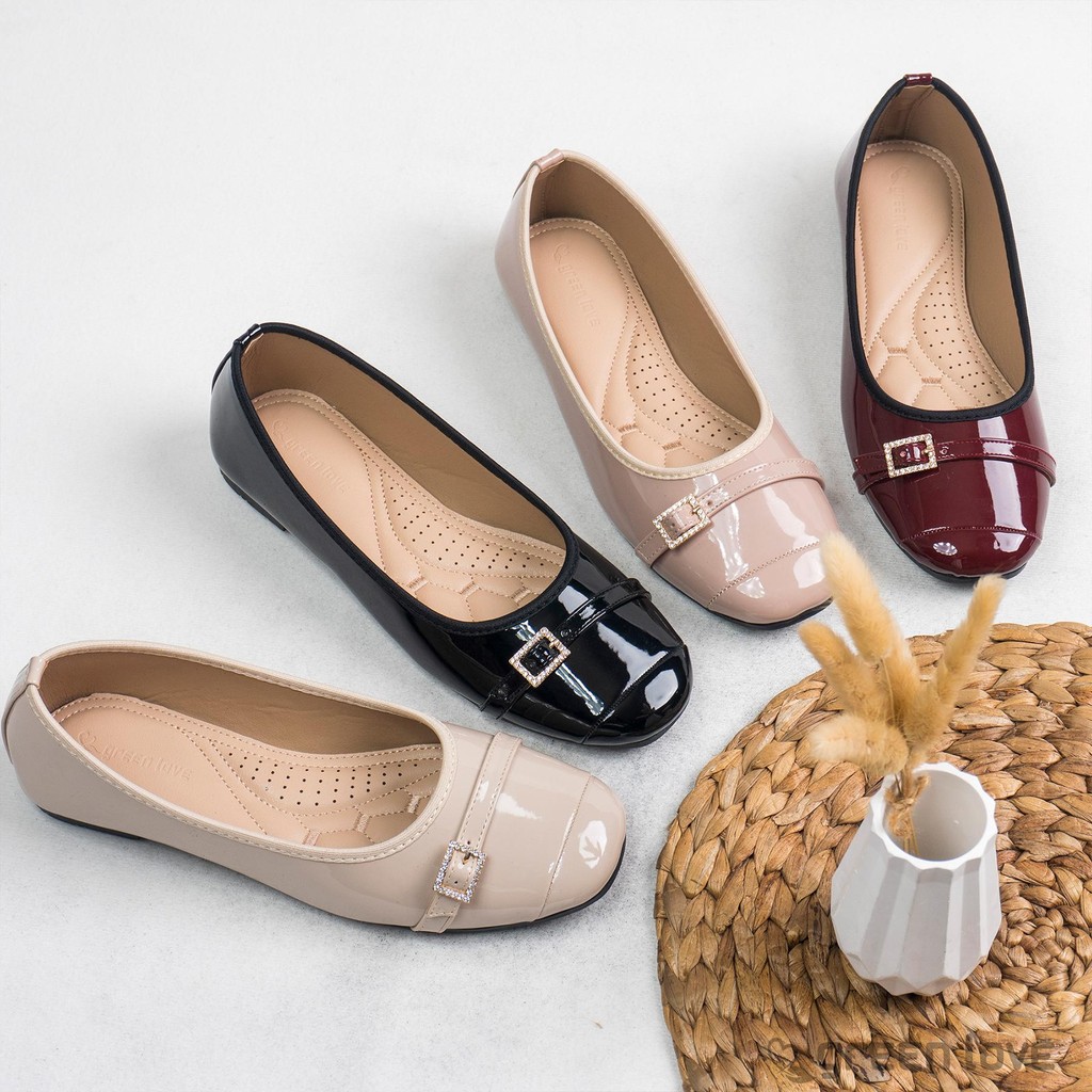 Green Love Sepatu Flatshoes Wanita AURELIA