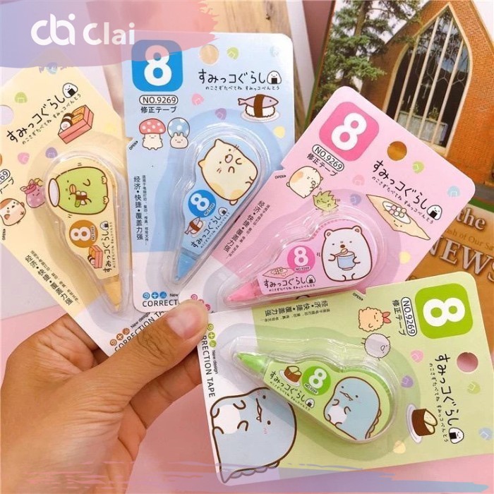 

CLAI Tip-Ex Tipe X Pita Penghapus Lem Koreksi Tinta Roll pena roll 8 meter correction Alat Tulis Pulpen Pen Permanen tape 8 meter x 5mm Sekolah stationary school supplies karakter Kartun 9269