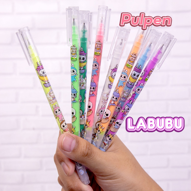 

QH223344 - 2 Pack Pulpen Warna-warni Karakter Labubu isi 16 PCS - PLP8