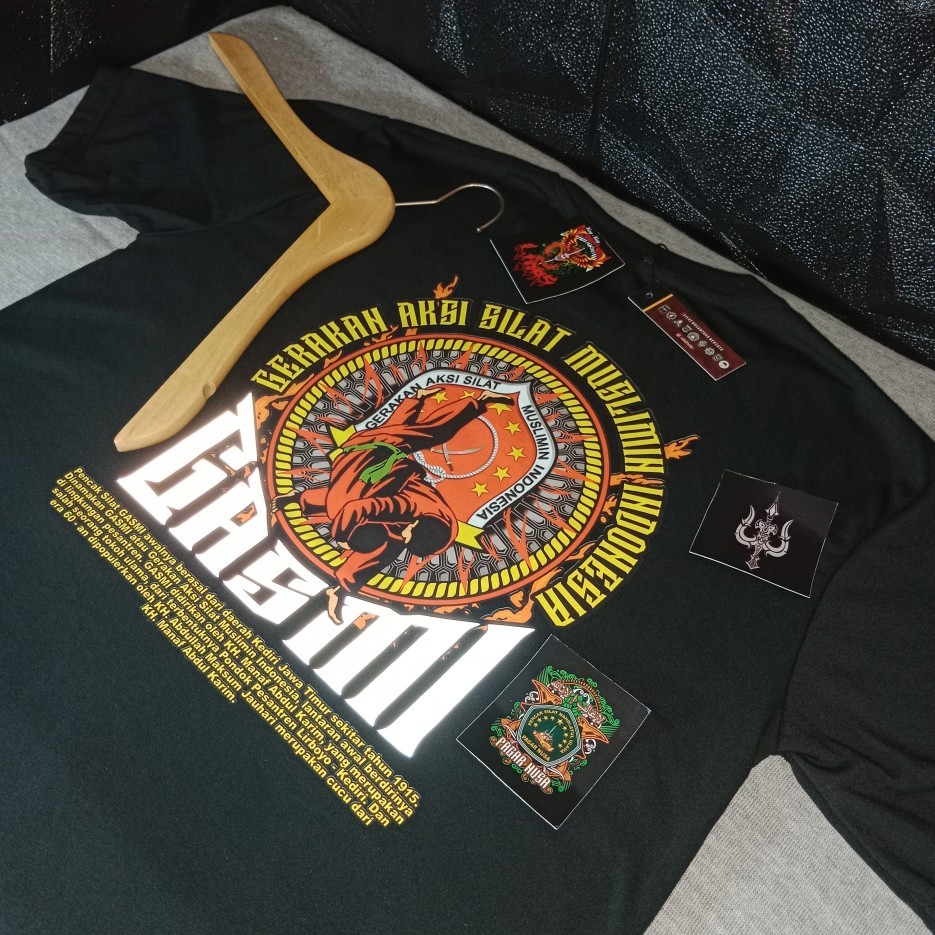 Kaos PN Pagar Nusa Menyala Reflektif Terbaru GASMI 1986 Pencak Dor Fighter