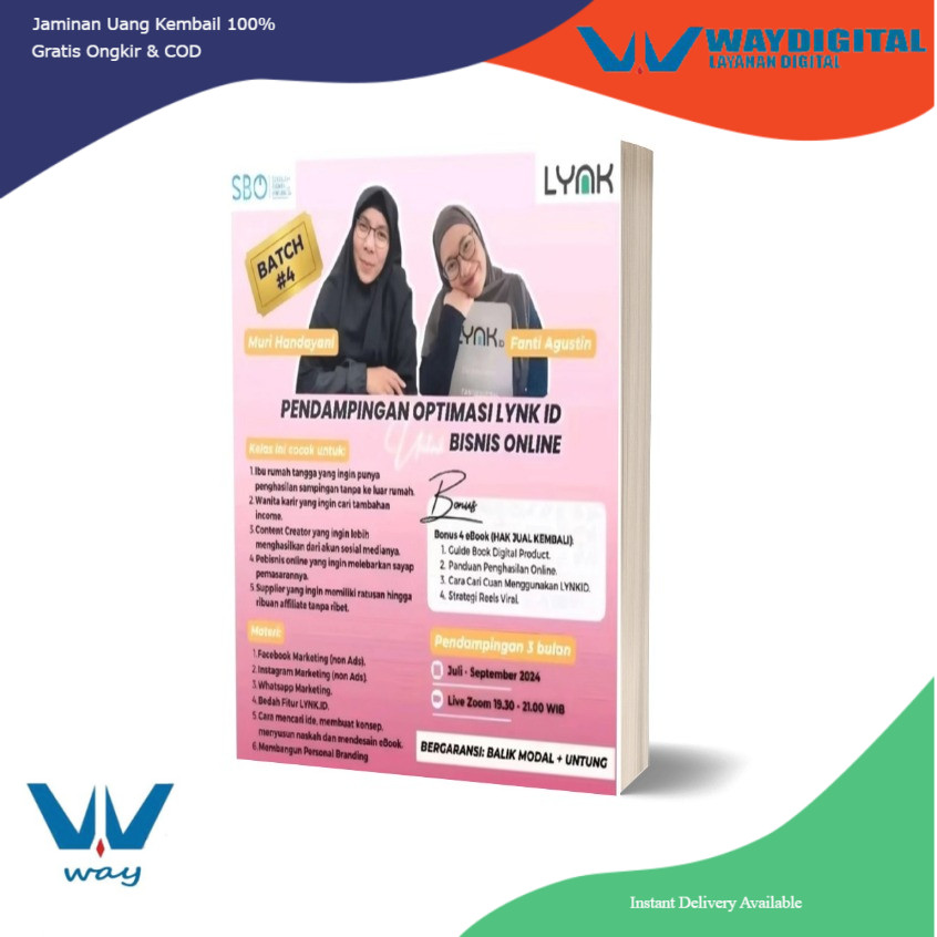 

Bimbingan Belajar Optimasi LYNK Untuk Bisnis Online Dari Rumah