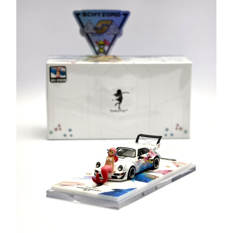Time Micro x Modern Art Porsche RWB 964 High GT Wing Dorothy Figure Little Mermaid Exclusive Limited