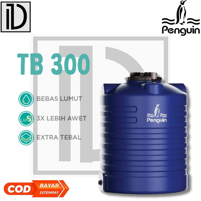 Tandon / Toren ./ Tangki air Penguin TB 300 (300 Liter) TURN