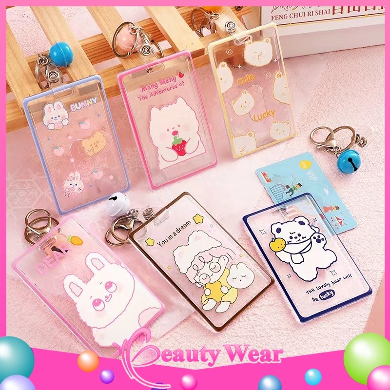 Name Tag Lanyard ID Card Holder Acrylic Case ID Card Name Card Holder Transparant 𝓑𝓦 𝟏𝟎𝟏𝟕