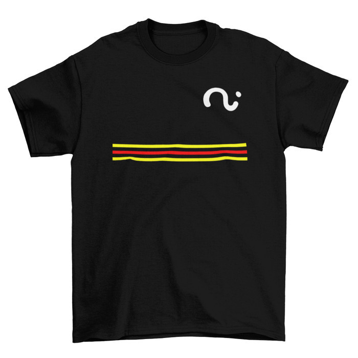 T-shirt Baju Distro 24s Ksatria Baja Hitam - Classic Symbol | Tshirt | Movie - XL