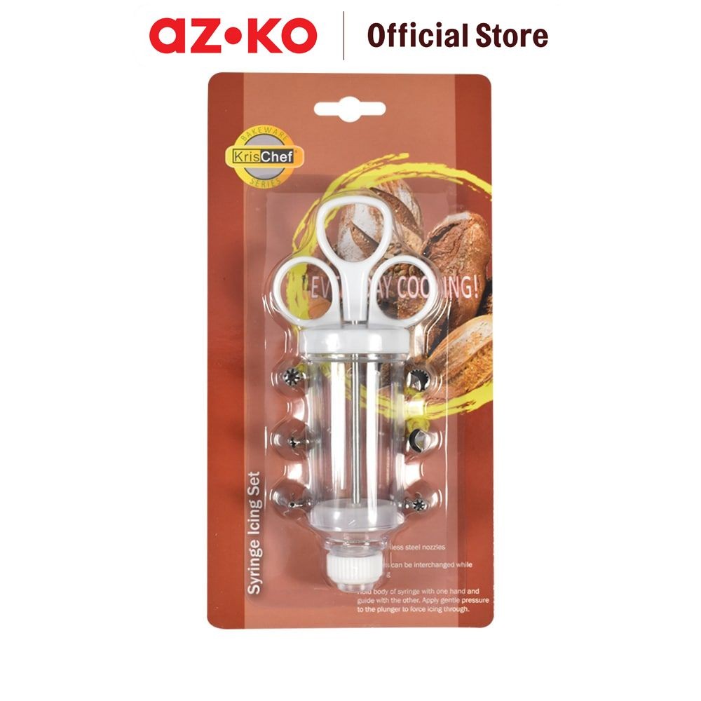 AZKO Krischef Set Icing Syringe C41 Cake Decorating Kit Perlengkapan Dapur Peralatan Masak Alat Deko