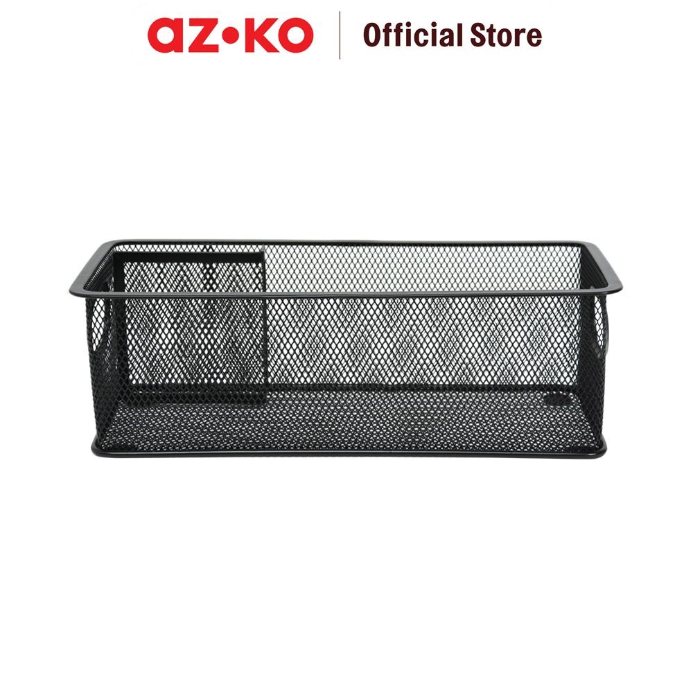 

AZKO Odi Organizer Penyimpanan 28 X 9 cm - Hitam Desk Storage Box Tempat Alat Tulis Minimalis Serbaguna Wadah Penyimpanan Multifungsi Organizer Meja