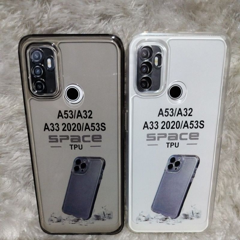 Soft Case TRANSPARAN OPPO A53/ A33 Selikon   Pelindung belakang Hp & Camera Una Acc