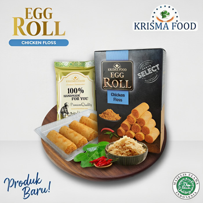 

Egg Roll Krisma Food Semprong Gulung Rendang dan Chicken floss