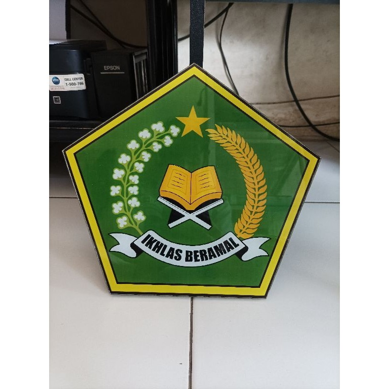 

Logo Acrilik custom, sekolah dinas pt kantor madrasah