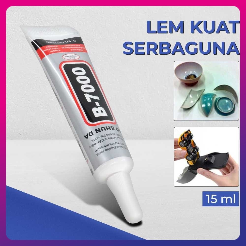 

BAO SHUN DA Lem Kuat Serbaguna Power Glue Strong Adhesive 15ml - B-7000