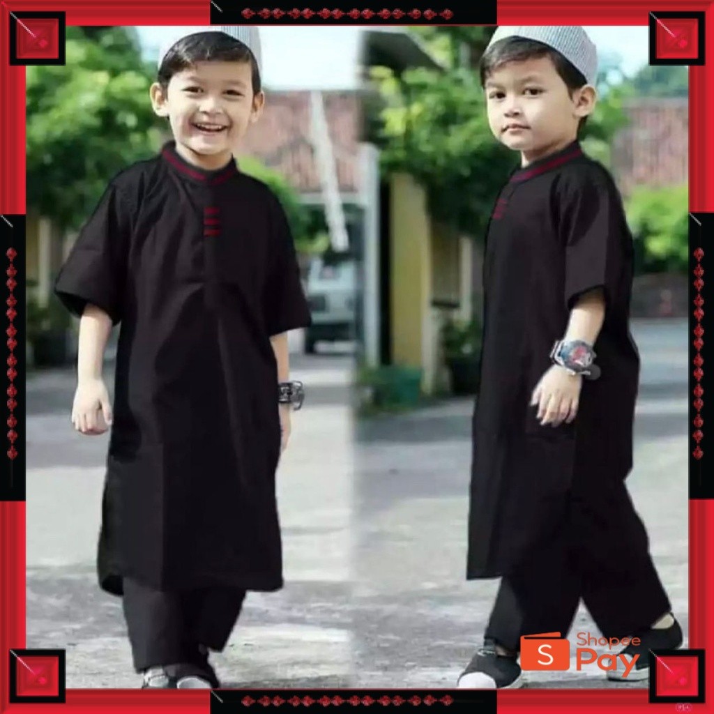 [PREMIUM ORIGINAL] SETELAN BAJU KOKO ANAK LAKI LAKI SETELAN BAJU KOKO NGAJI ANAK LAKI LAKI TERBARU U