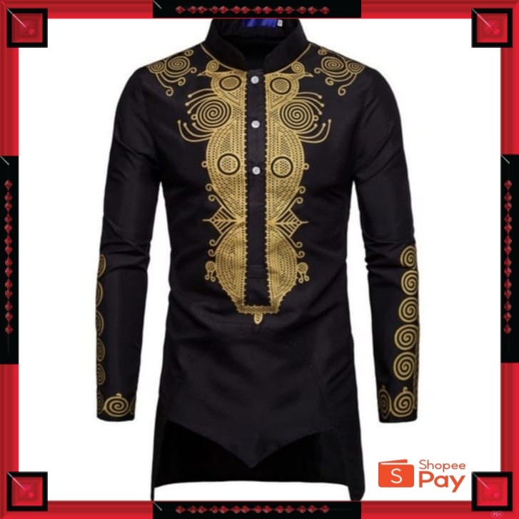 [PREMIUM ORIGINAL] Baju Koko Pria Sultan Lengan Panjang Muslim Bahan adem Slimfit