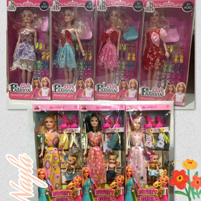 Mainan Anak Boneka Doll Princess Prinses Barbi  Toys Hiasan Kue UlangTahun Cake Dekor Kado
