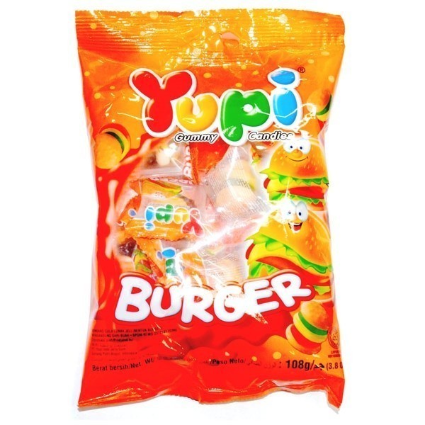 

HPM - YUPI MINI BURGER 108 GR - PERMEN AMY