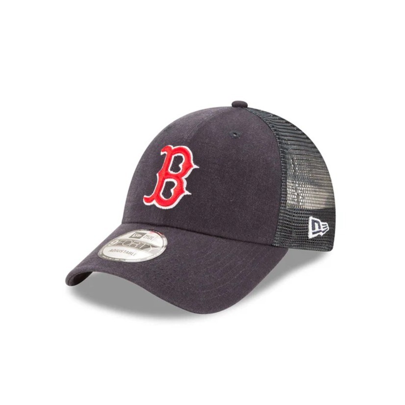 Topi Original New Era 9forty Trucker Boston Red Sox Navy