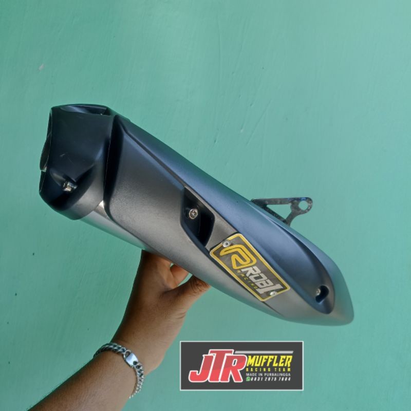 Silincer Silencer knalpot Rob1 Rob1 inlet 50mm untuk vario nmax aerox lexi beat scoopy adv pcx