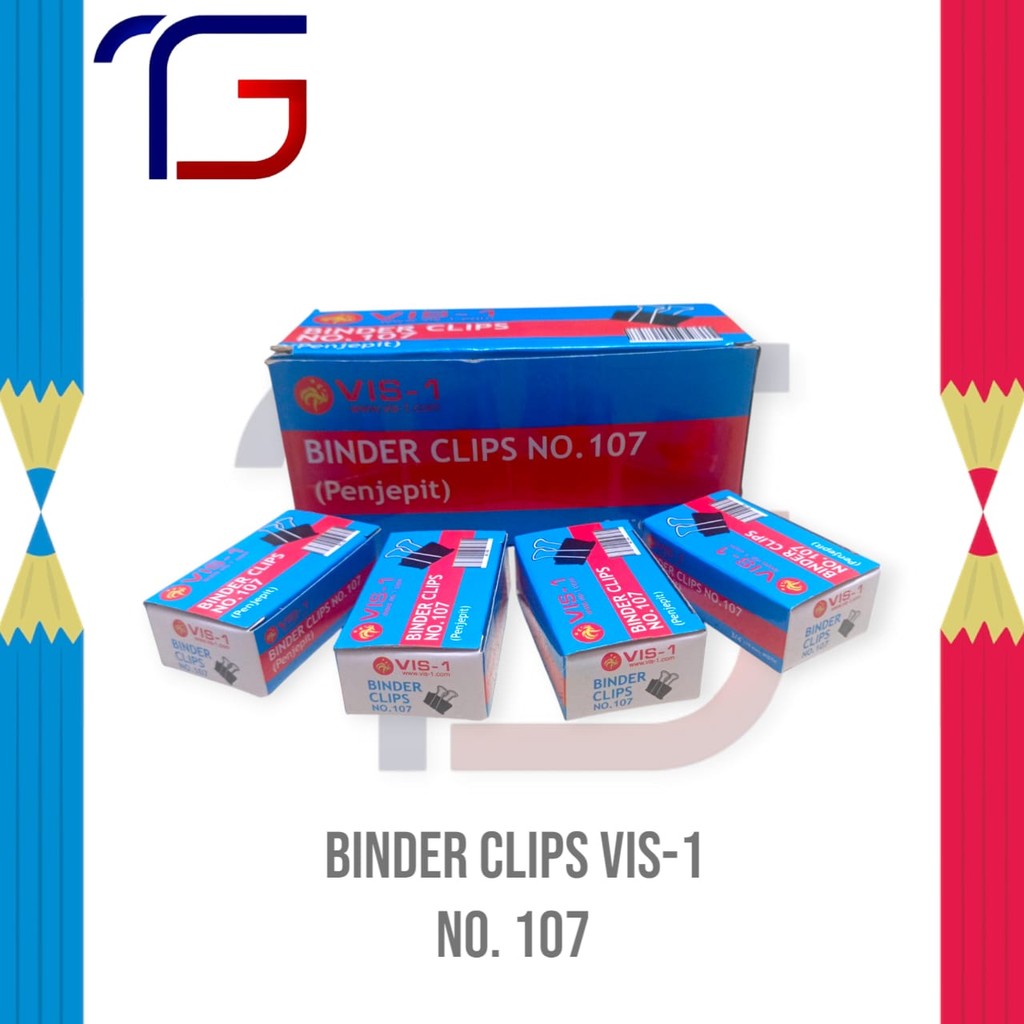 

Penjepit Kertas / Binder Clips VIS-1 No. 107