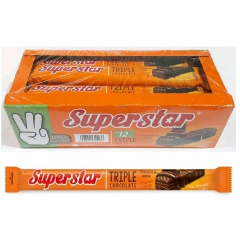 

Roma SuperStar Triple Chocolate box (20bks x 12g)