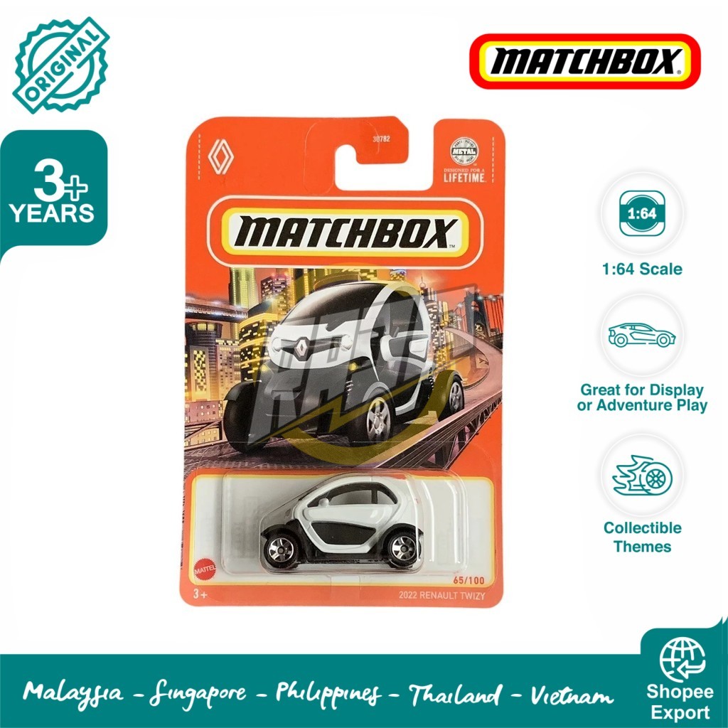 Matchbox 2022 Renault Twizy Putih