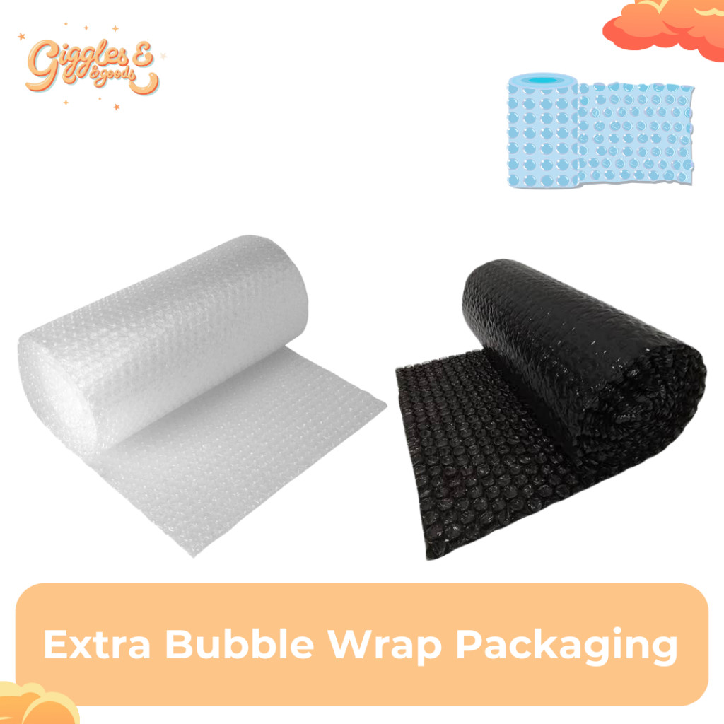 

Extra Bubble Wrap Paket Lebih Aman Dan Tebal Per 1 Lapis