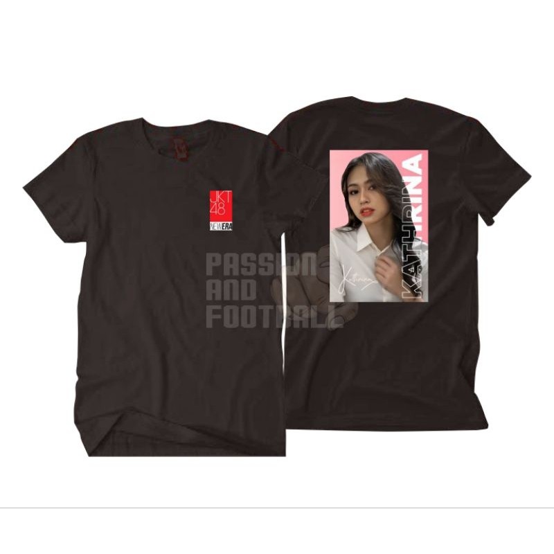 TSHIRT MEMBER NEW ERA JKT48 KATHRINA Kaos Distro Unisex Baju Cowok Ceweok Katun Cotton Combed 30s