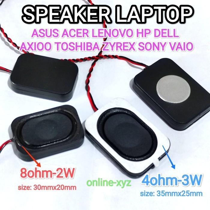 Speaker Laptop Notebook universal internal audio 3w 2w 1w 3 2 1 watt speker spiker sound 3watt 2watt