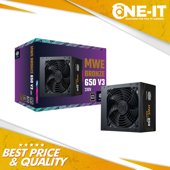 PSU COOLER MASTER MWE 650 BRONZE V3 650W 80+ BRONZE