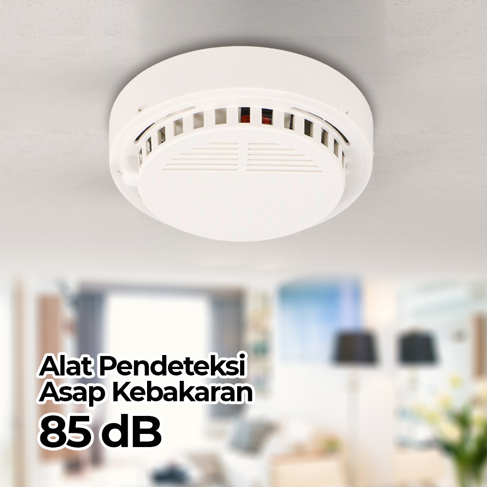 

- Smoke Detector Alat Pendeteksi Asap Kebakaran 85dB - SS-168 -