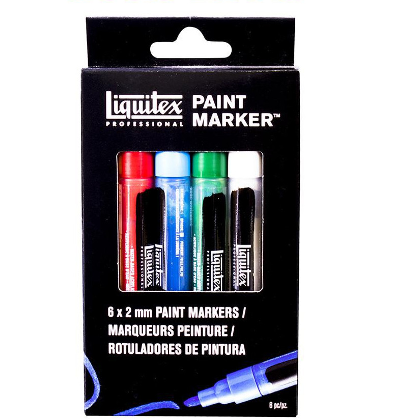 

Gramedia Surabaya - PROFESIONAL ACRILIC PAINT MARKER LIQUITEX WIDE SET 6 (4690001)