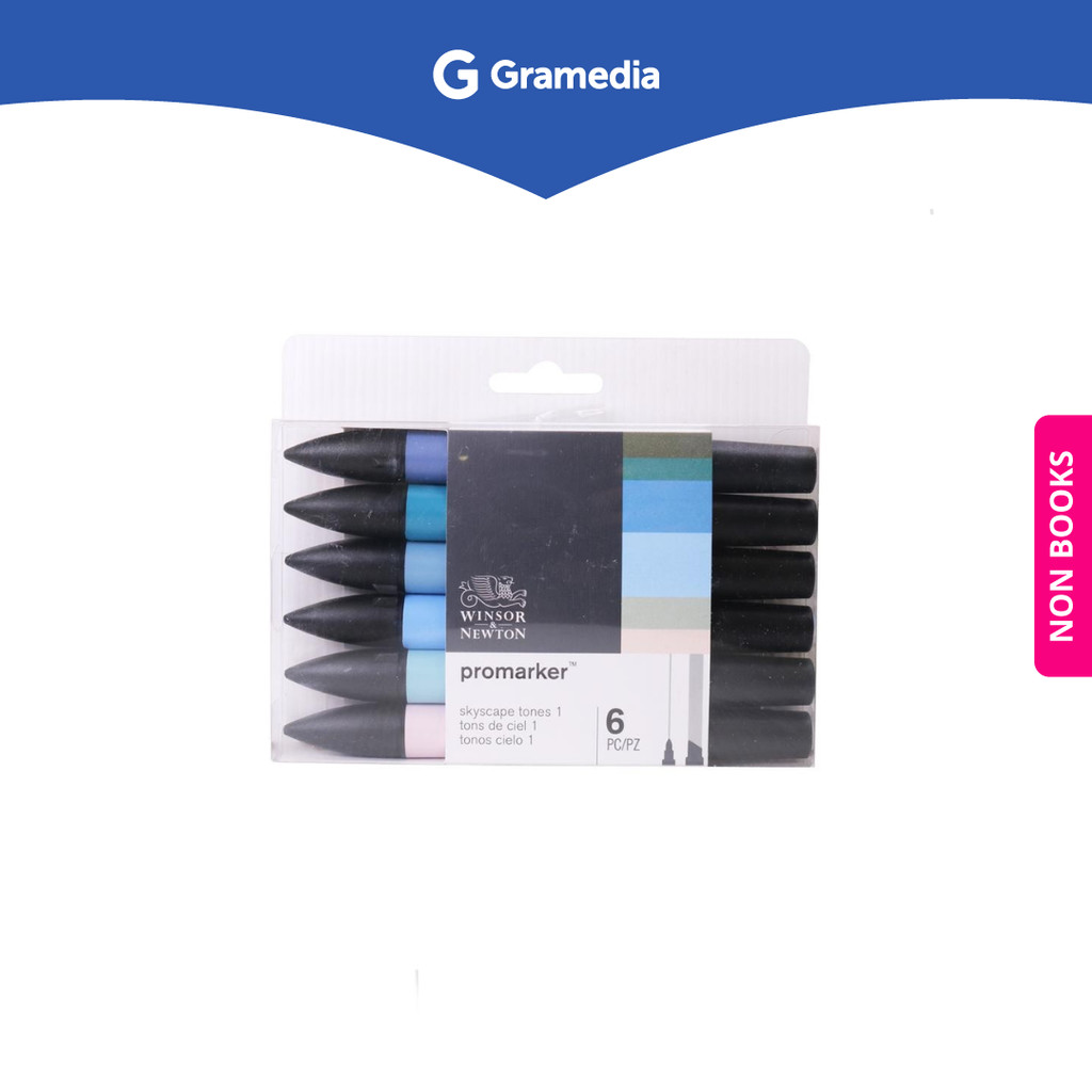 

Gramedia Surabaya - SPIDOL PROMARKER WINSOR & NEWTON SKYSCAPE TONES 1 0290118WN 6C