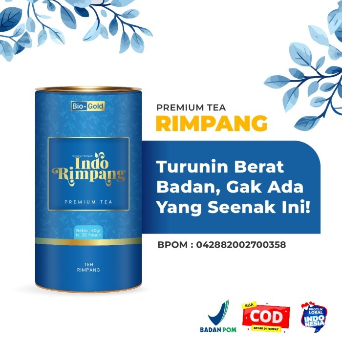

Teh Rimpang Bio Gold Premium Tea Menurunkan Berat Badan Langsing Singset Diet Detox BPOM