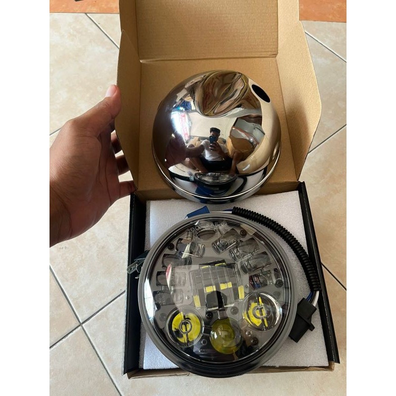 Daymeker 5 inch set batok l2g Lampu depan cb gl mp